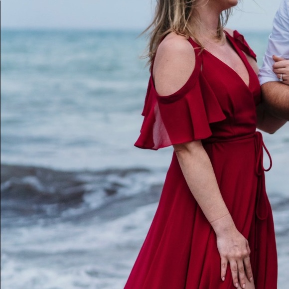 Lulus wrap maxi dress - Picture 6 of 6